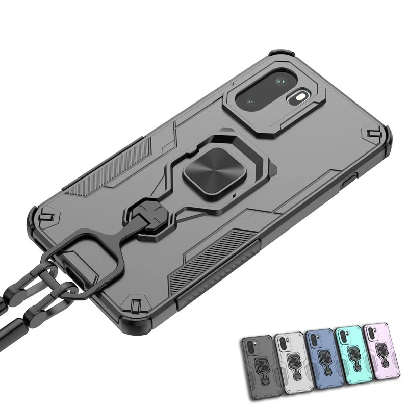 For OnePlus 15R Case Phone Stand Protector OnePlus 15 R Cover Shockproof TPU PC Armor Magnetic Finger Ring OnePlus 15 R Case
