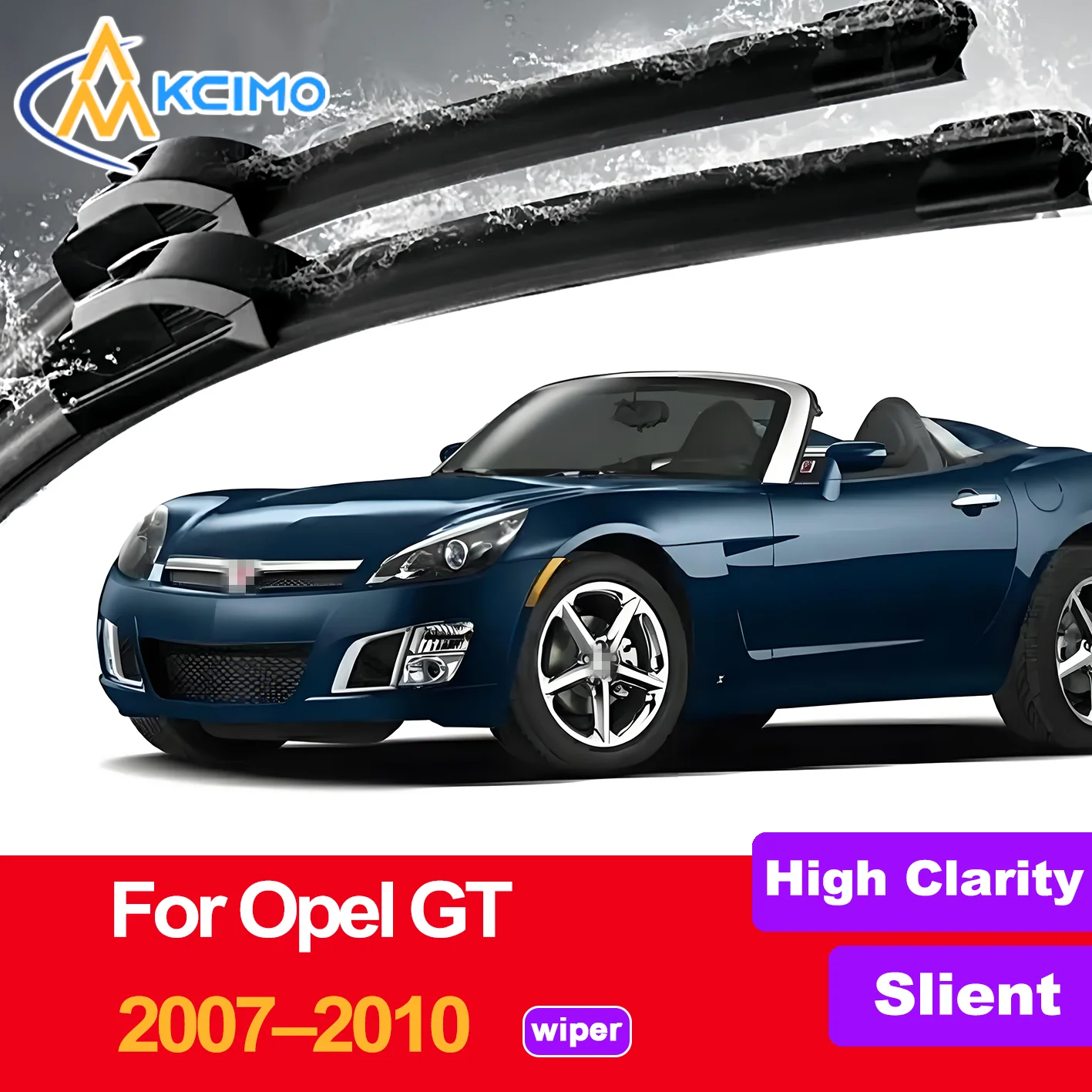 

2PCS HD Car Windscreen Wipers for Opel GT 2007-2010 Saturn Sky (USA & Canada) GM Daewoo G2X (South Korea) Front Windshield Acces