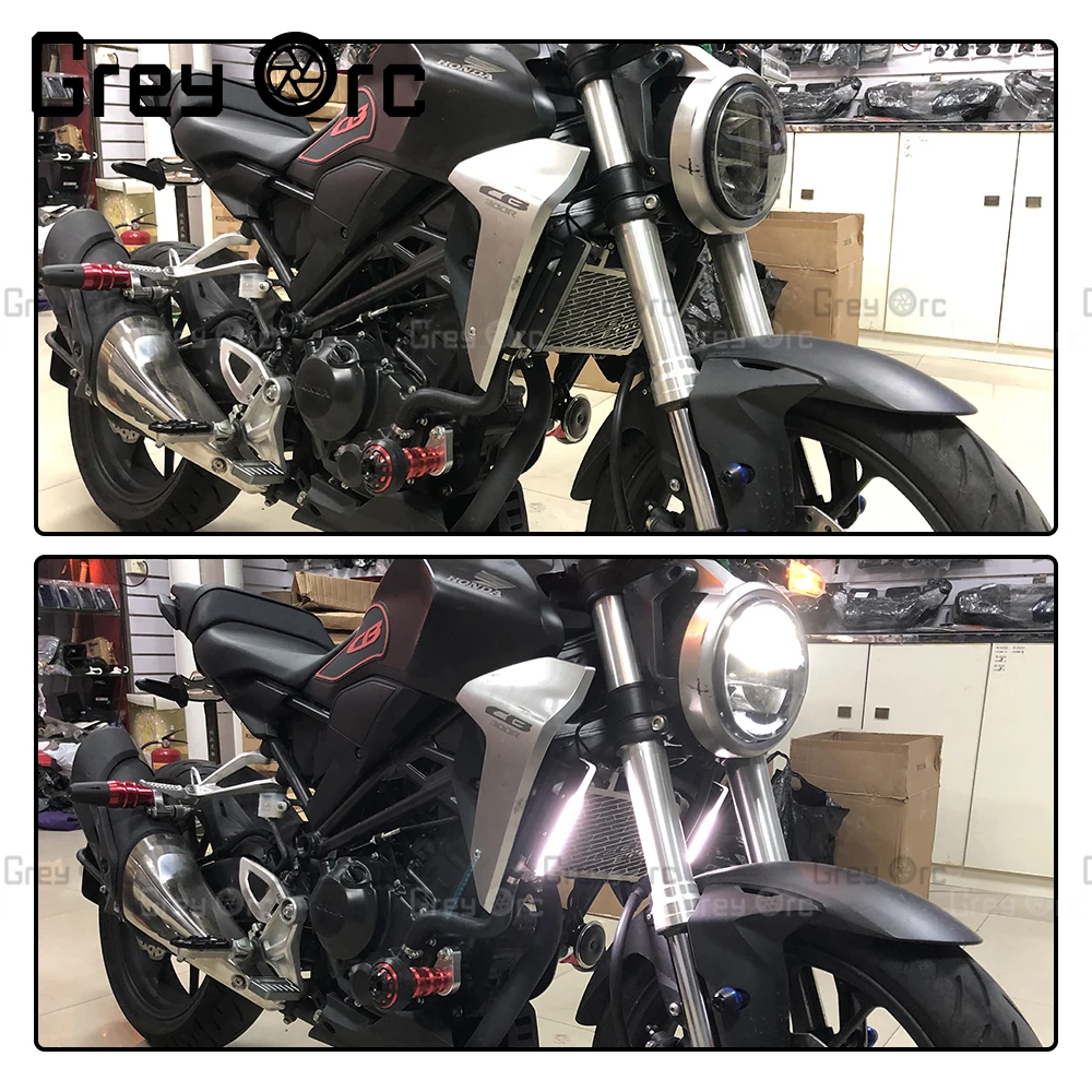 LED Fog Lights Turn signals Function For Honda CB250R CB300R CB 250 300 R 2018 2019 2020 2021 Refit Light  Motorcycle Accessorie - Image 5