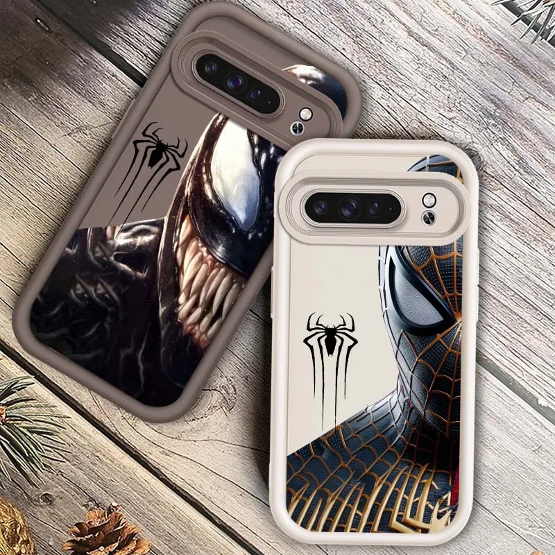 

Marvel Venom Cool Hot Art Phone Case For Google Pixel 9 8A 8 7 7A Pro XL 5G Eye Ladder Soft TPU Shockproof Cover