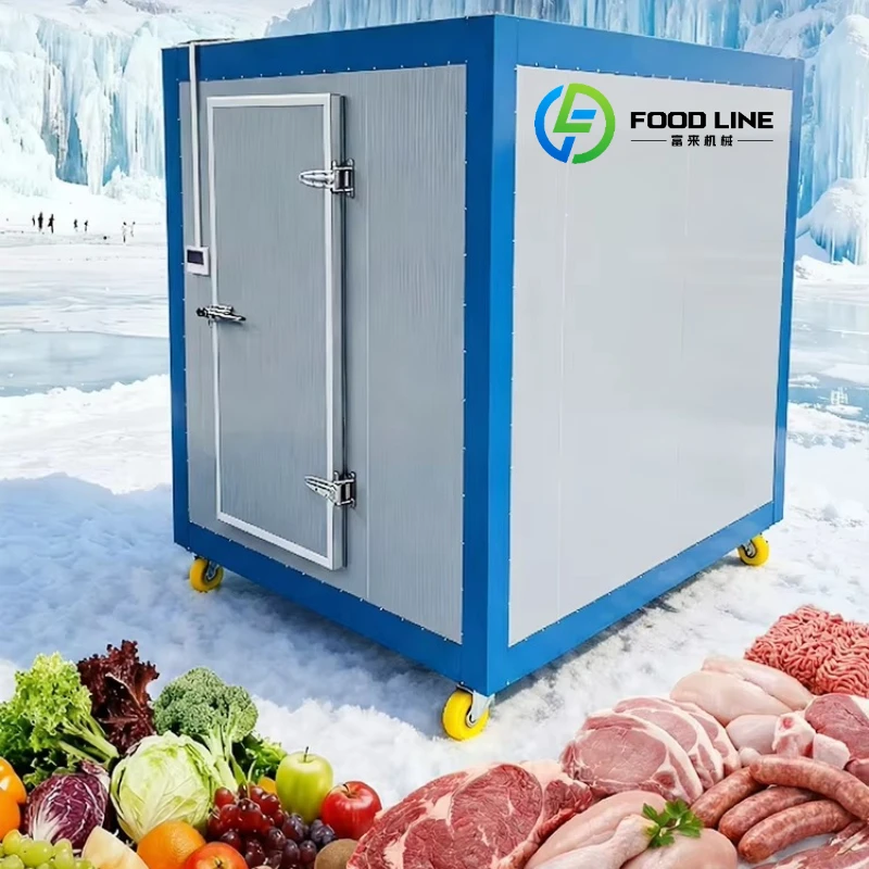 

Мобильная холодильная камера на заказ, портативная, с легкой установкой, для временного хранения продуктов на открытом воздухе