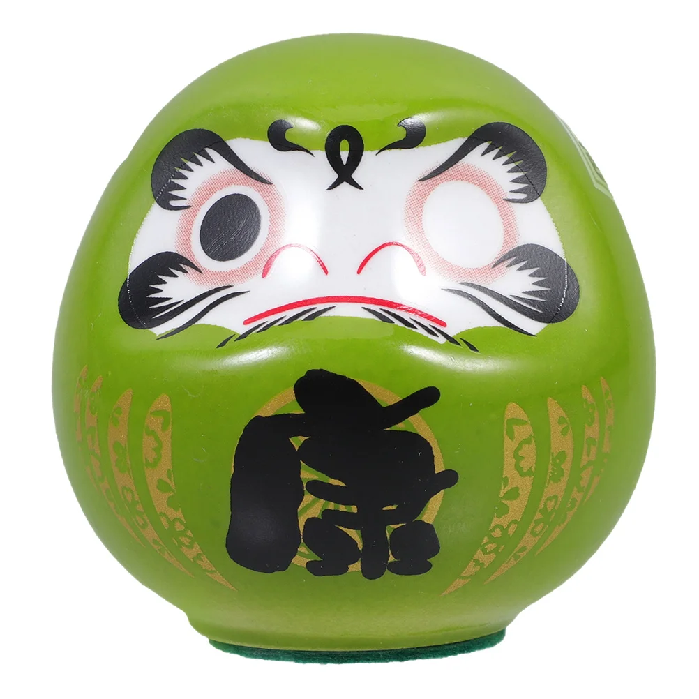 

Japanese Ceramic Wobbling Fortune Cat Ornament Minimalist Traditional Zen Statue New Year Desktop Home Office Decor