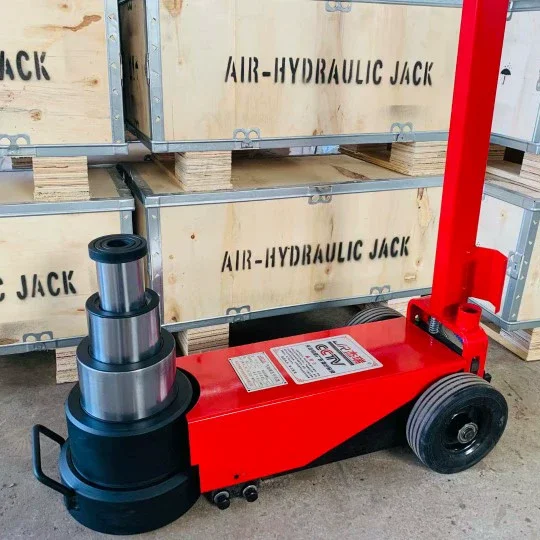 

80T100T pneumatic hydraulic new horizontal jack pneumatic top automobile maintenance industry