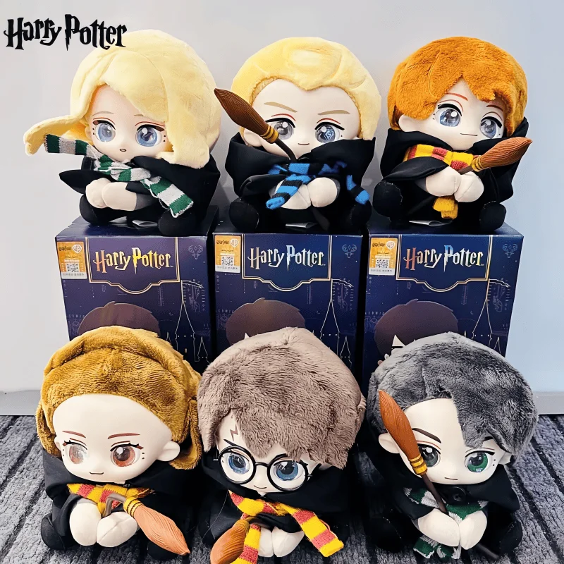 Caja ciega misteriosa de vinilo de Harry Potter con licencia oficial, muñecos de peluche Hermione Ron Malfoy, juguetes de peluche suaves, regalos para niñas