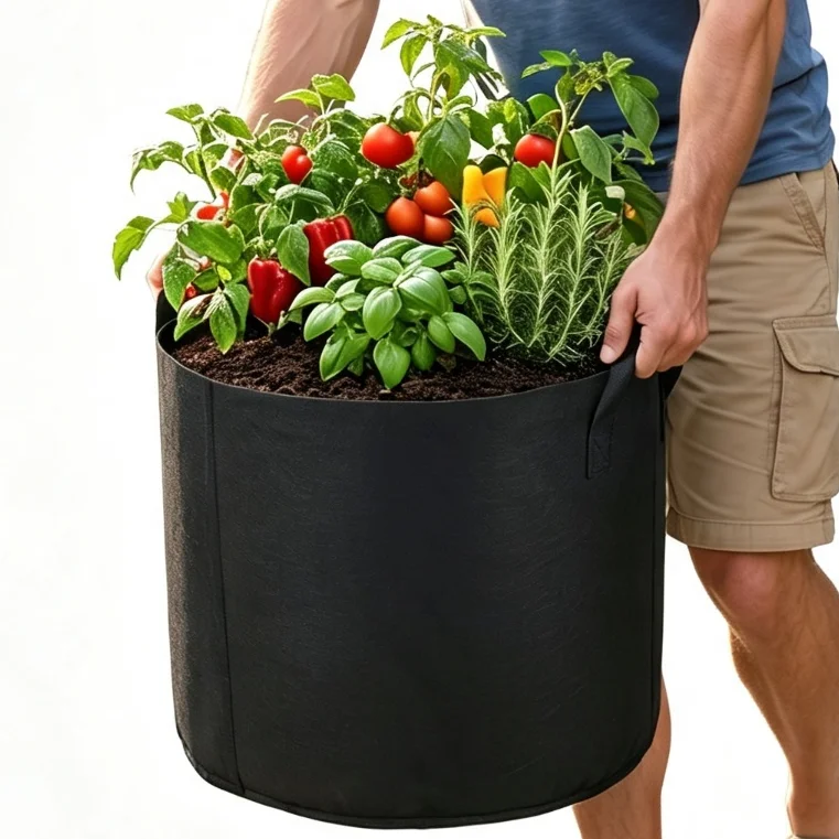 20 Gallon Non-Woven Grow Bag for Vegetable/Flower/PlantBreathable Cloth Pots with Reinforced Handles for Plants Garden