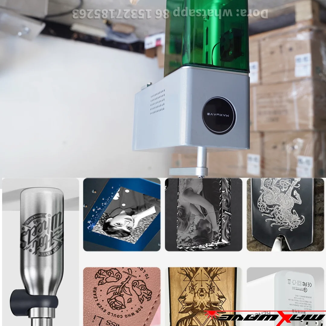 Dual Light Mini Portable Laser Engraver Machine Engraving Stainless Steel ,gold, silver, copper,  brass, titanium Plastic