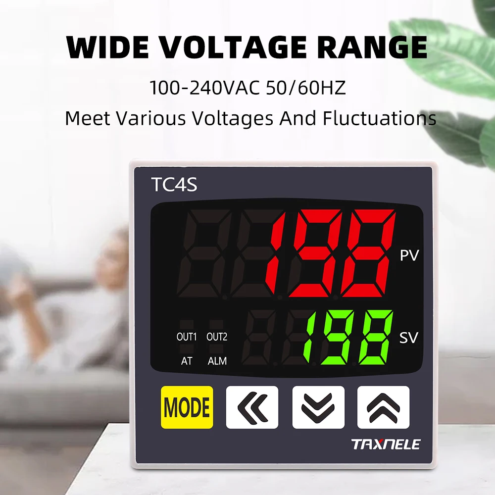 جديد ذكي الرقمية PID ترموستات SSR التتابع الناتج العالمي المدخلات التدفئة كول متحكم في درجة الحرارة منظم 110 فولت 220VAC #5