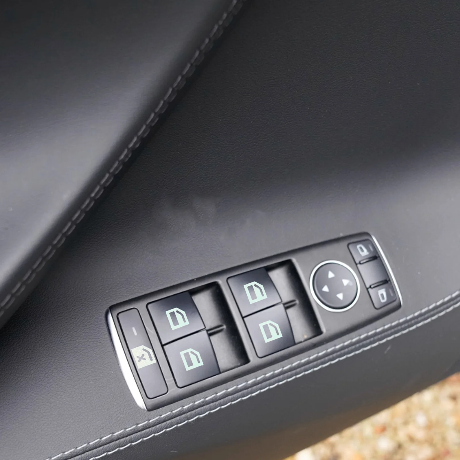 

1 set Luminous Car Stickers Waterproof Durable PVC Interior Button Decorative Accessories Window Switch Sticker Decal