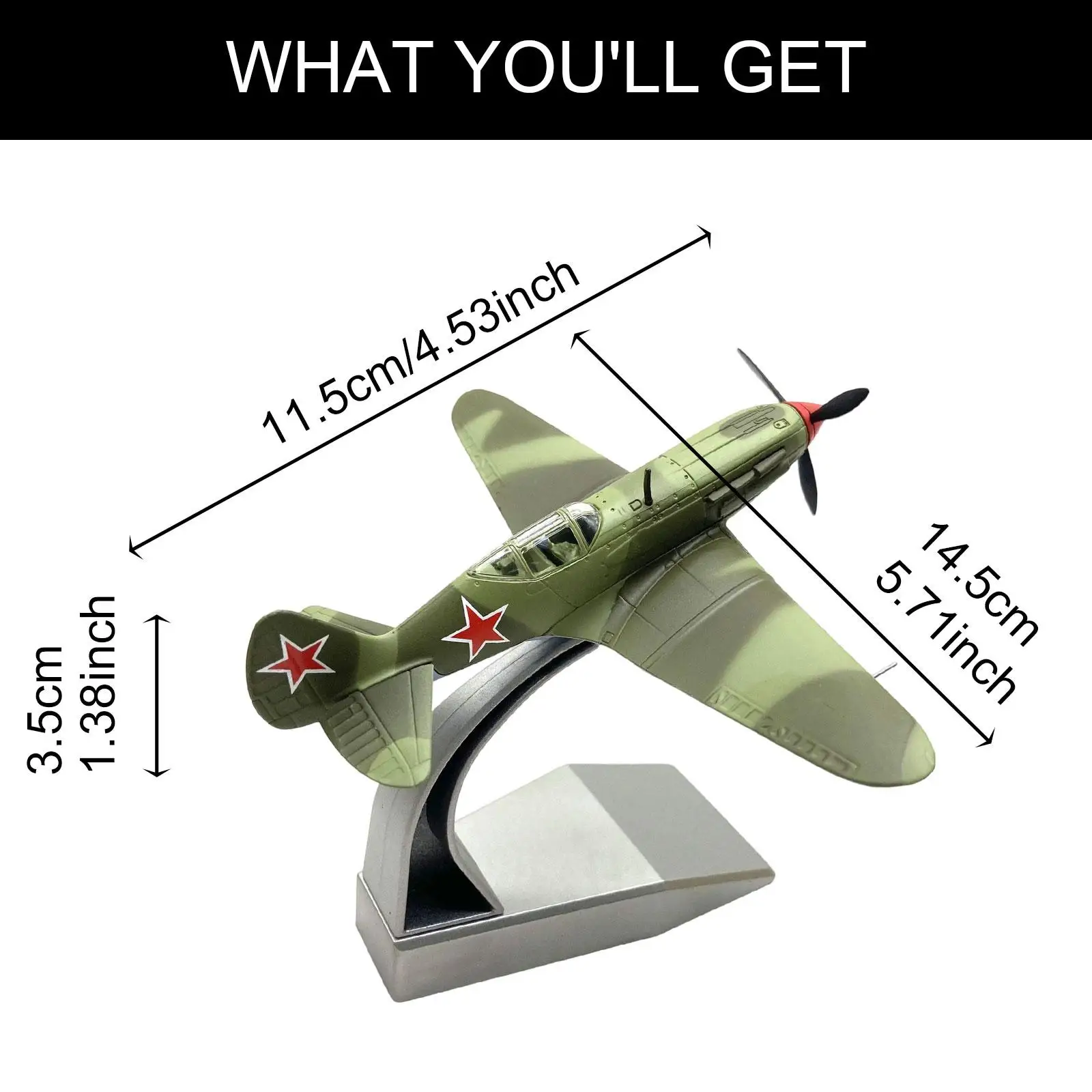 1/72 Scale รุ่นจําลองเครื่องบินจอแสดงผลของเล่นที่สมจริงโจมตีสําหรับ Bar Home Livingroom