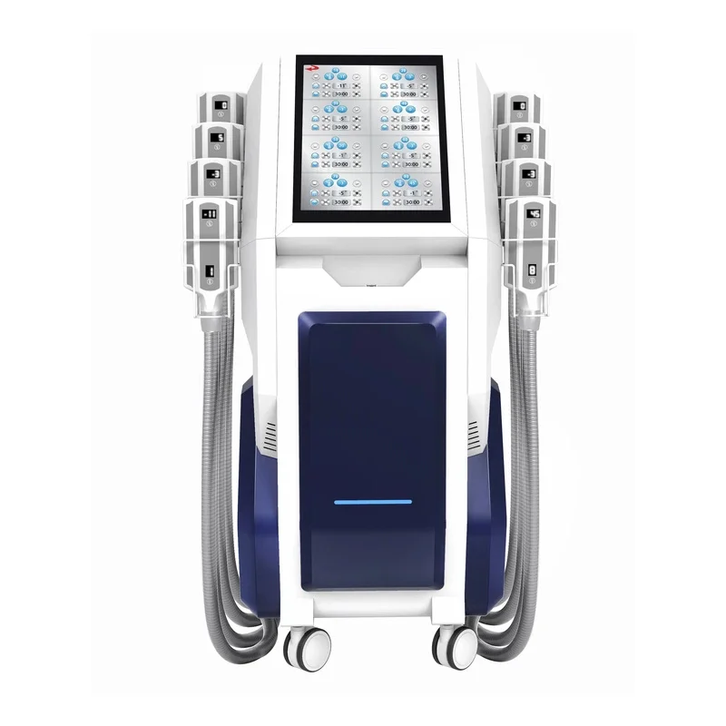 Dispositivo de Contorno Corporal con Escultura de Hielo Vertical Terapia de Criolipólisis para Reducción de Grasa y Eliminación de Celulitis