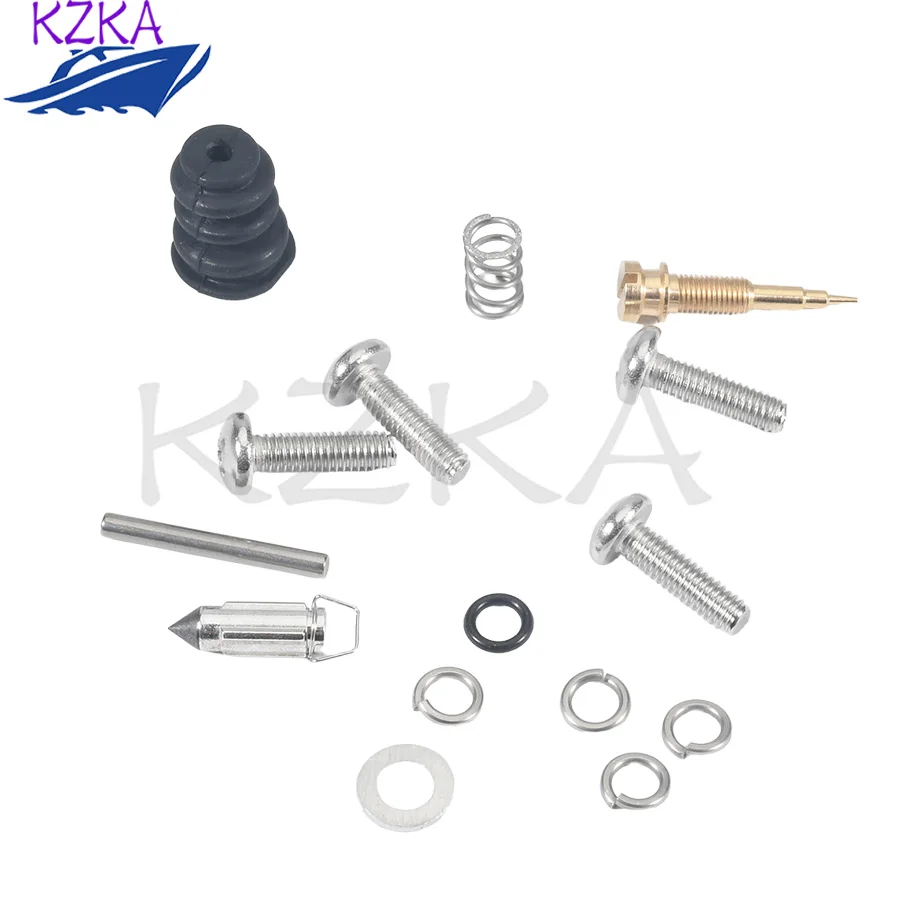 8542561 Carb Carburetor Repair Kit for Mercury Mariner Mercruiser 25HP 30HP 40HP 50HP 60HP Outboard Motor 600-14