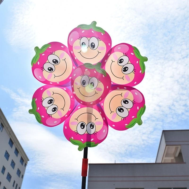 090B Pinwheel Toy Boy Girls Outdoor for Play Party Layout Wedding Patio Decoration