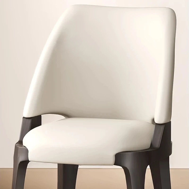 Unique Wood Dining Chairs Kitchen Modern Lounge Floor Living Room Chairs Minimalist Nordic Waiting Sillones Home Furniture