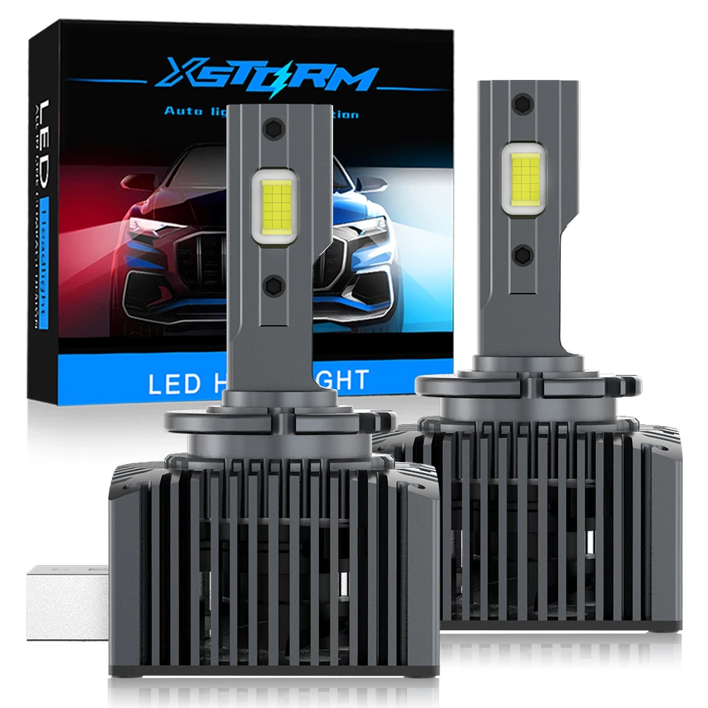 

XSTORM D1S LED D2S D3S D4S D5S D8S HID D1R D2R D3R D4R D5R D8R Headlight Bulb Car Turbo LED CSP Lamp Canbus 160W 6500K White