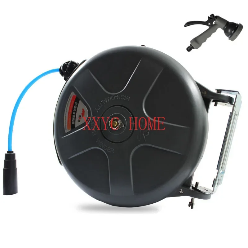 Air Drum Automatic Retractable Hose Reel Car Repair Air  Water Electric Drum PU Clip Pneumatic Tool