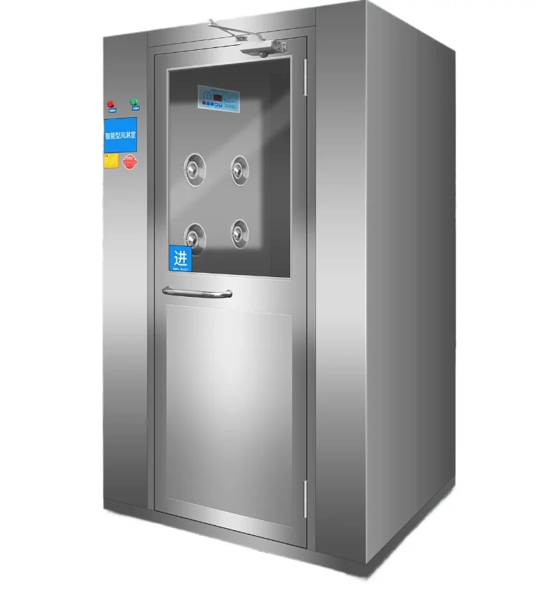 LTT, stainless steel air shower room factory single person single blow dust-free workshop air shower door