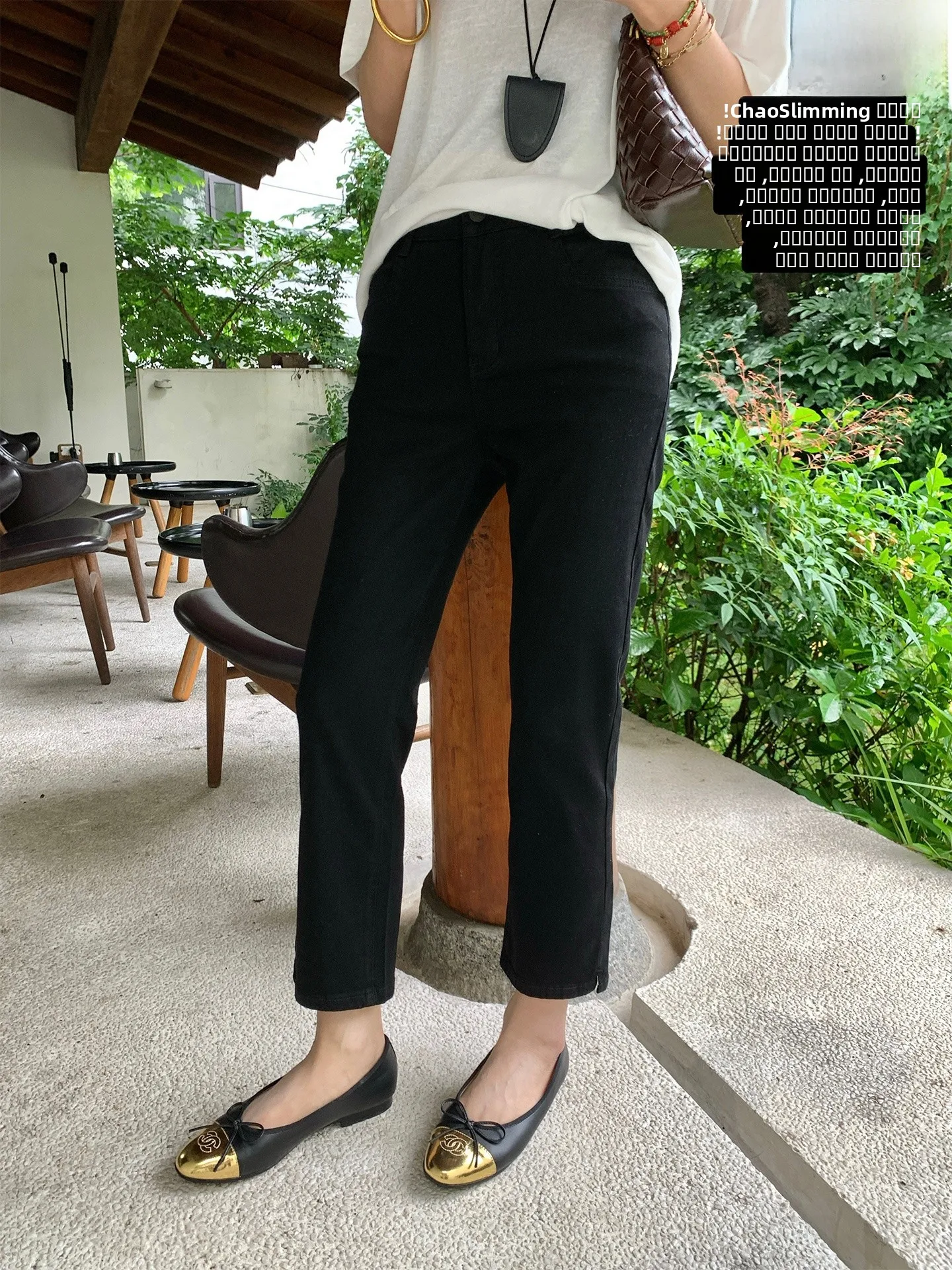 

Джинсы женские летние Old Loss Home "Masks" тонкие, укороченные (9/10), с эффектом утяжки талии, модные и облегающие