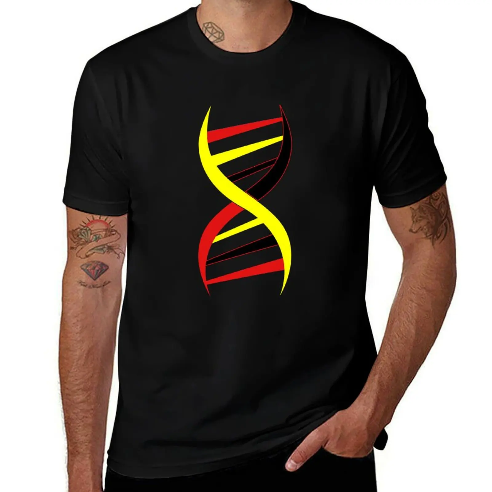 

Aboriginal DNA - Aboriginal Australians Flag Colors Gifts T-Shirt Plus Size Non-Shrink T-Shirt
