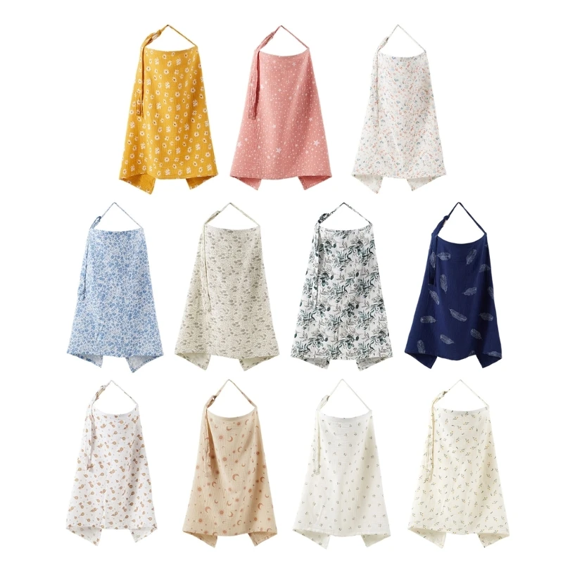 Vải Điều Dưỡng Cotton Mềm Mại Và Thấm Hút Thiết Kế Chống Rò Rỉ Khăn Poncho Cho Con Bú Kín Đáo Mọi Nơi QX2D