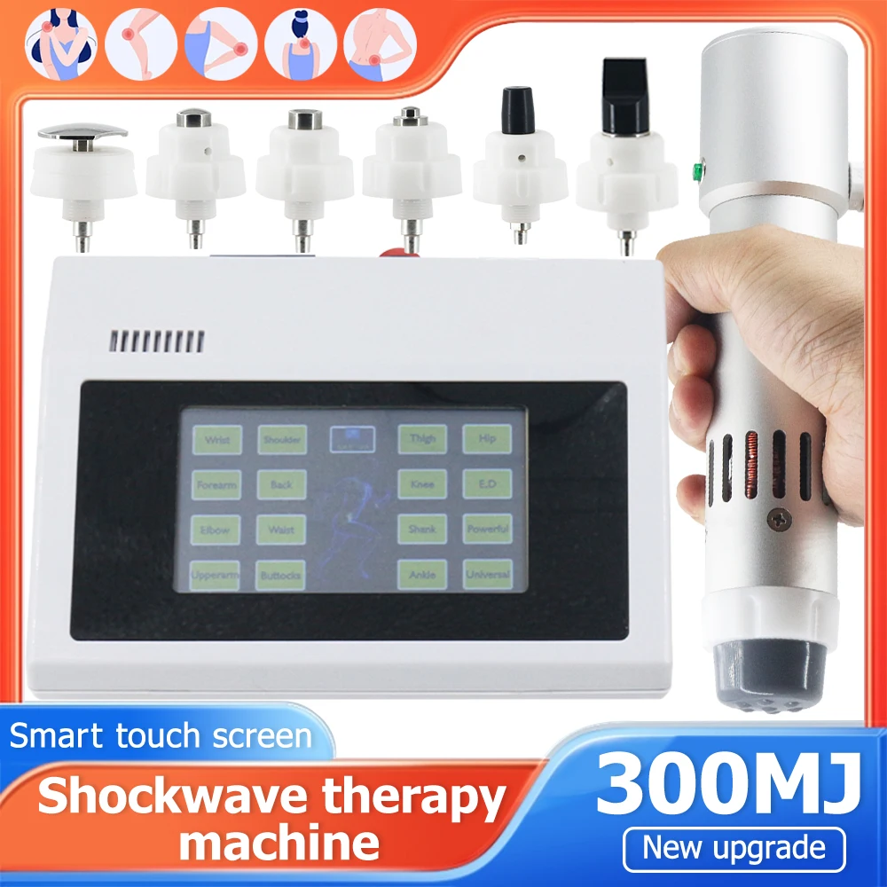 

300MJ Shockwave Therapy Machine 18Hz For ED Treatment Massage Tool Pain Removal Body Relaxation Massager Professional Shock Wave