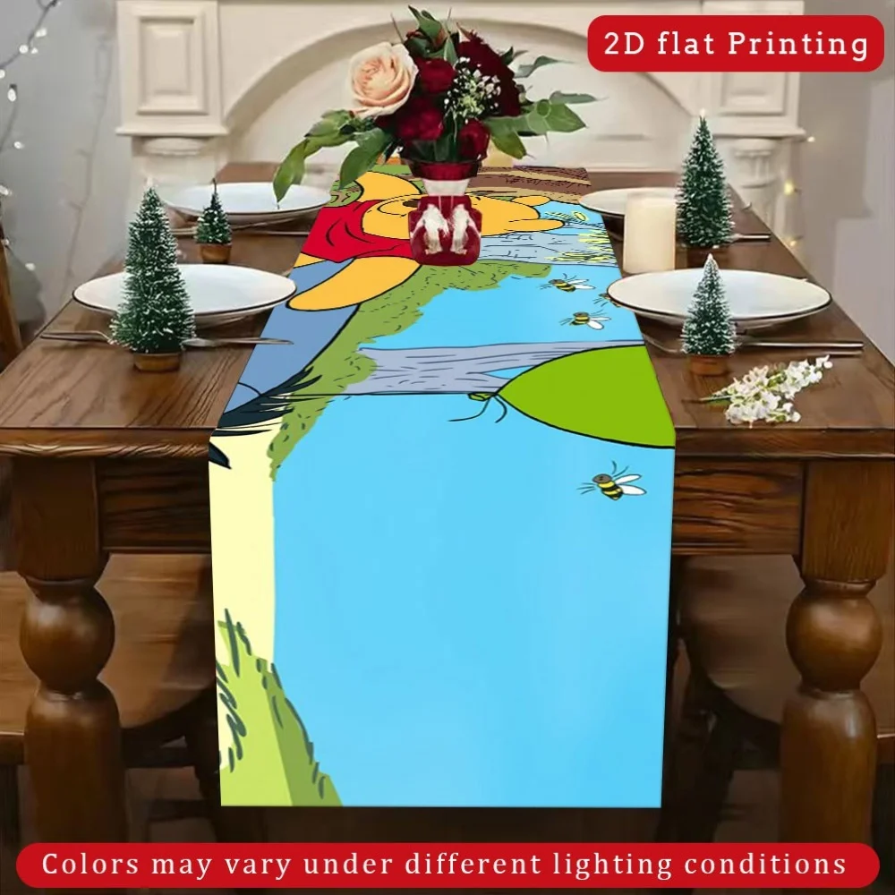 

1 Piece Disney Eeyore Table Runner, Vivid Character Design, Durable and Easy to Clean, Suitable for Family Banquets