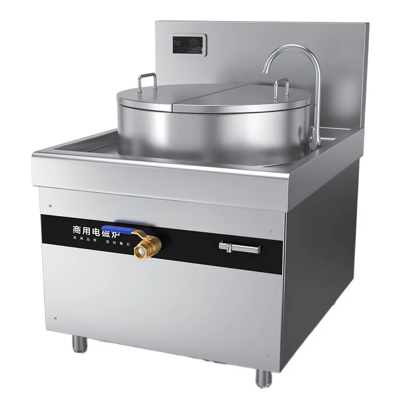 Commercial induction cooker high power electromagnetic pot stove school hotel kitchen electromagnetic cooker project