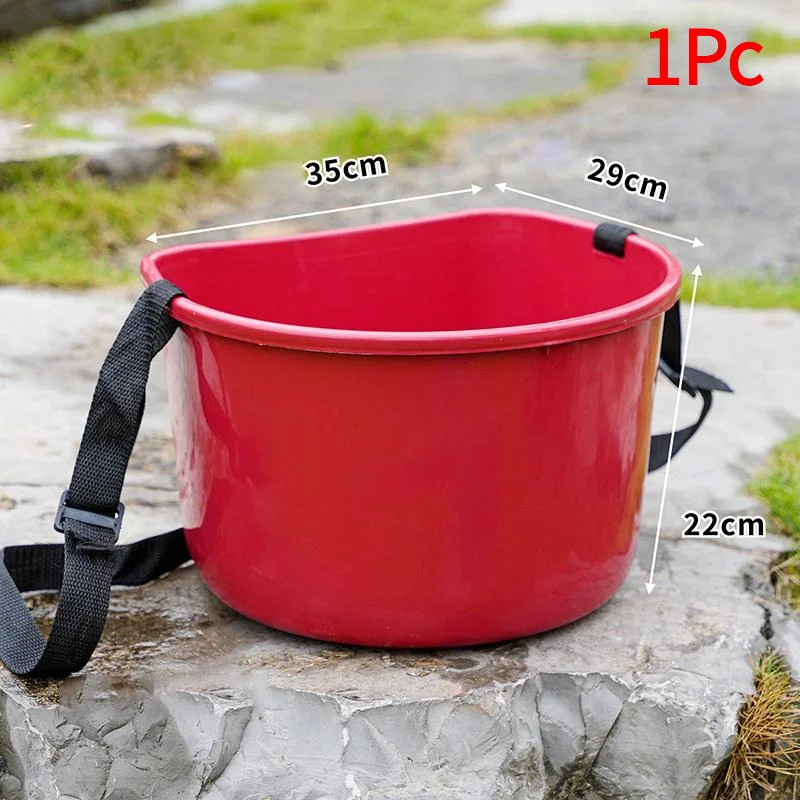 1Pc Multifunctional Picking Bucket, Fruit Picking Bucket, Portable Fertilizer Spreading Plastic Bucket, Seeding Bucket
