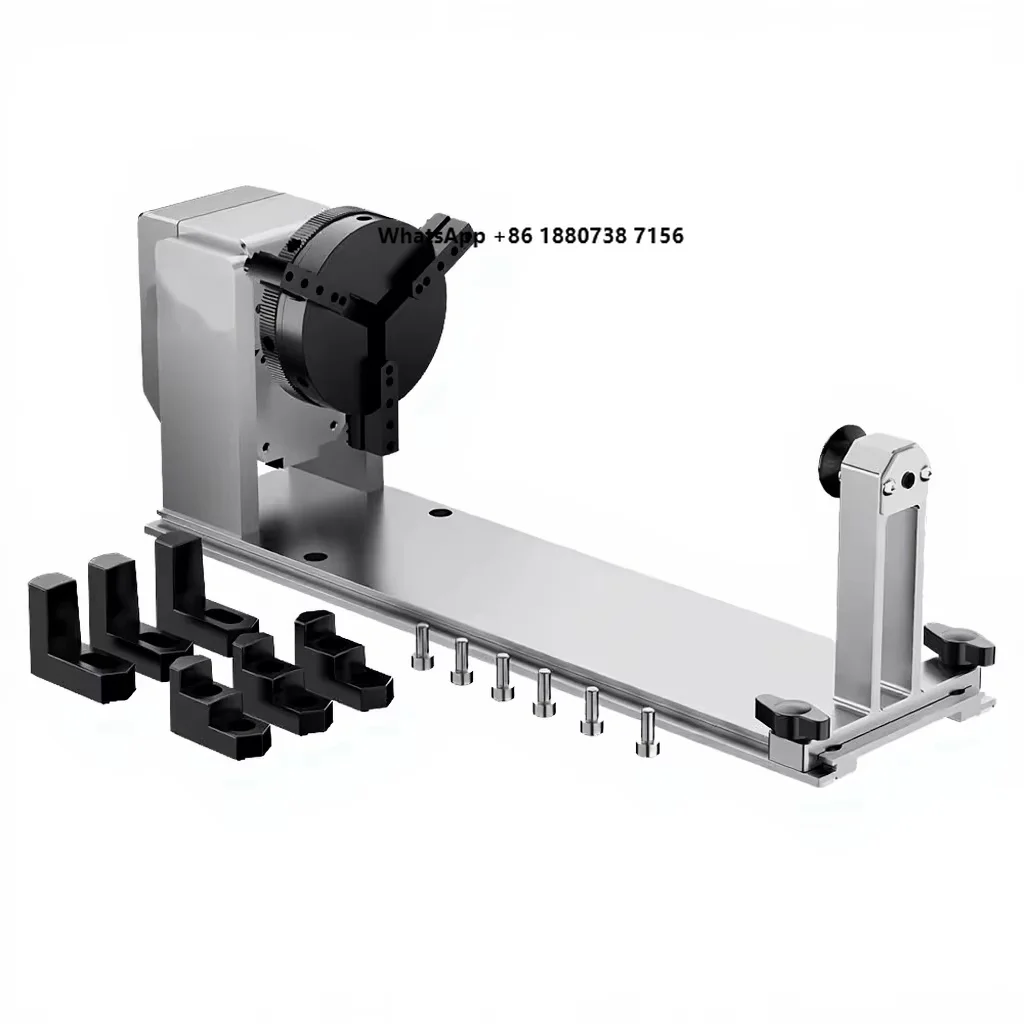 450nm Rotary Roller Axis Attachment for Engraving Machine, Synchronous Rotation Support