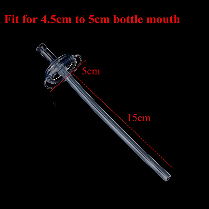 Baby Bottle Silicone Straw Replacement Wide Caliber For Learn drinking cups
