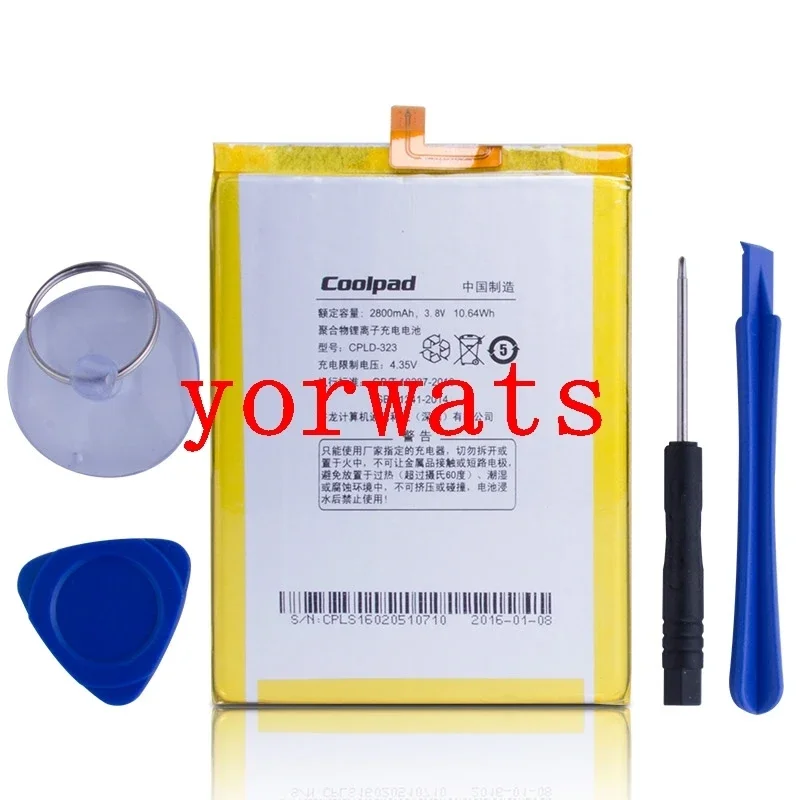 핫 A 충전식 리튬 이온 셀 쿨 쿨패드 빅 갓 S6 휴대폰, 9190 용 CPLD-323 배터리, 오리지널 내장 배터리, 신제품