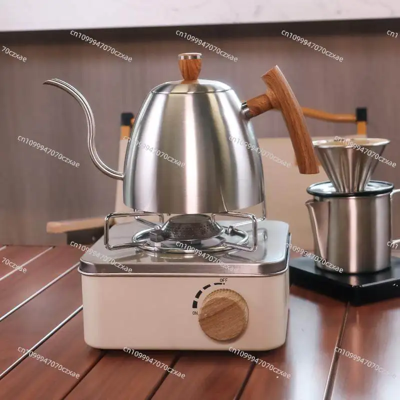 304 Stainless Steel 1.5L Gooseneck Coffee Kettle with Thermometer