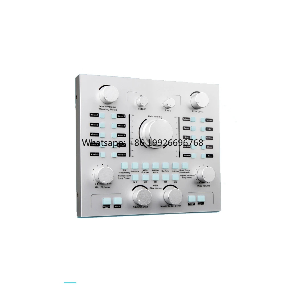 

Mobile Audio Interface Plus Live Sound Card Recording