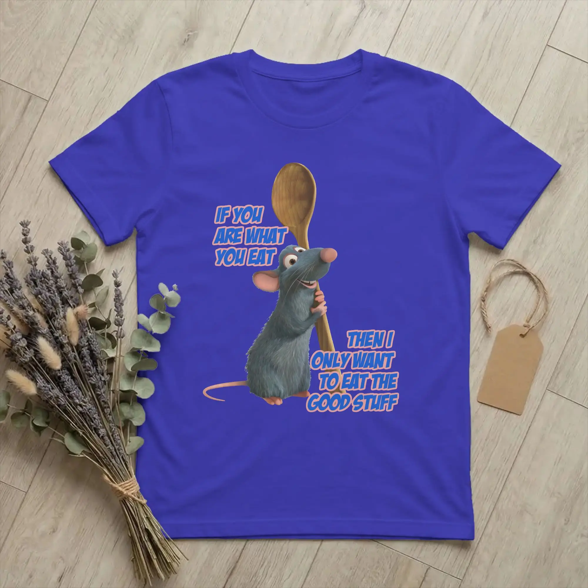 Remy from Ratatouilles T-Shirt for Men Women  Vintage Cotton Tees Round Neck Short Sleeve T Shirts Party Clothes