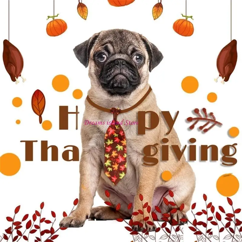 PET NOCKLACE Necktie Bow Tie Tie Portable Collar สำหรับ Dog Hx6c