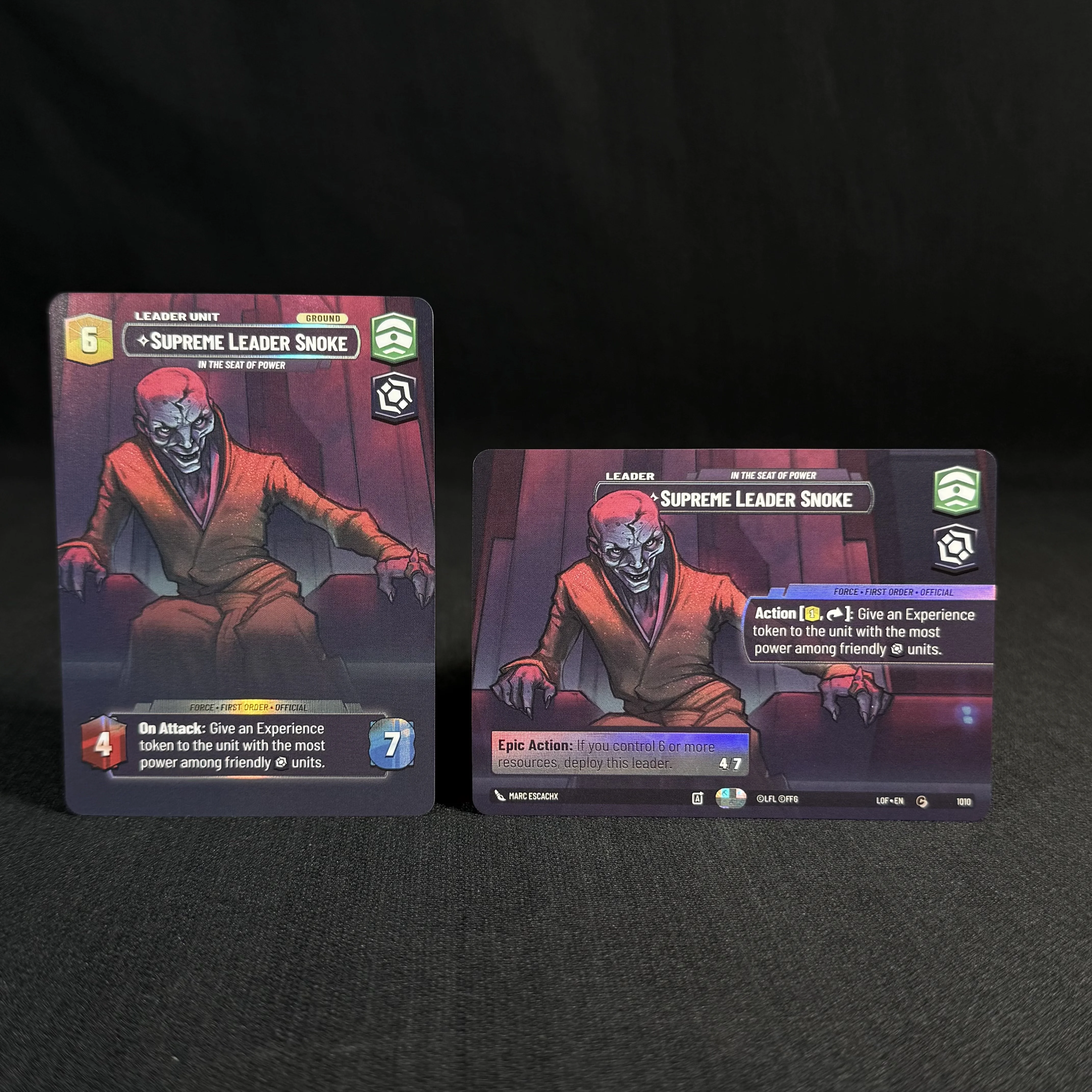 بطاقات SWUDB Proxy بطاقات الرقائق المعدنية حرب النجوم غير المحدودة SOR JTL SHD إصدار جامعي بطاقة مجموعة بطاقات البضائع الفيلمية #4