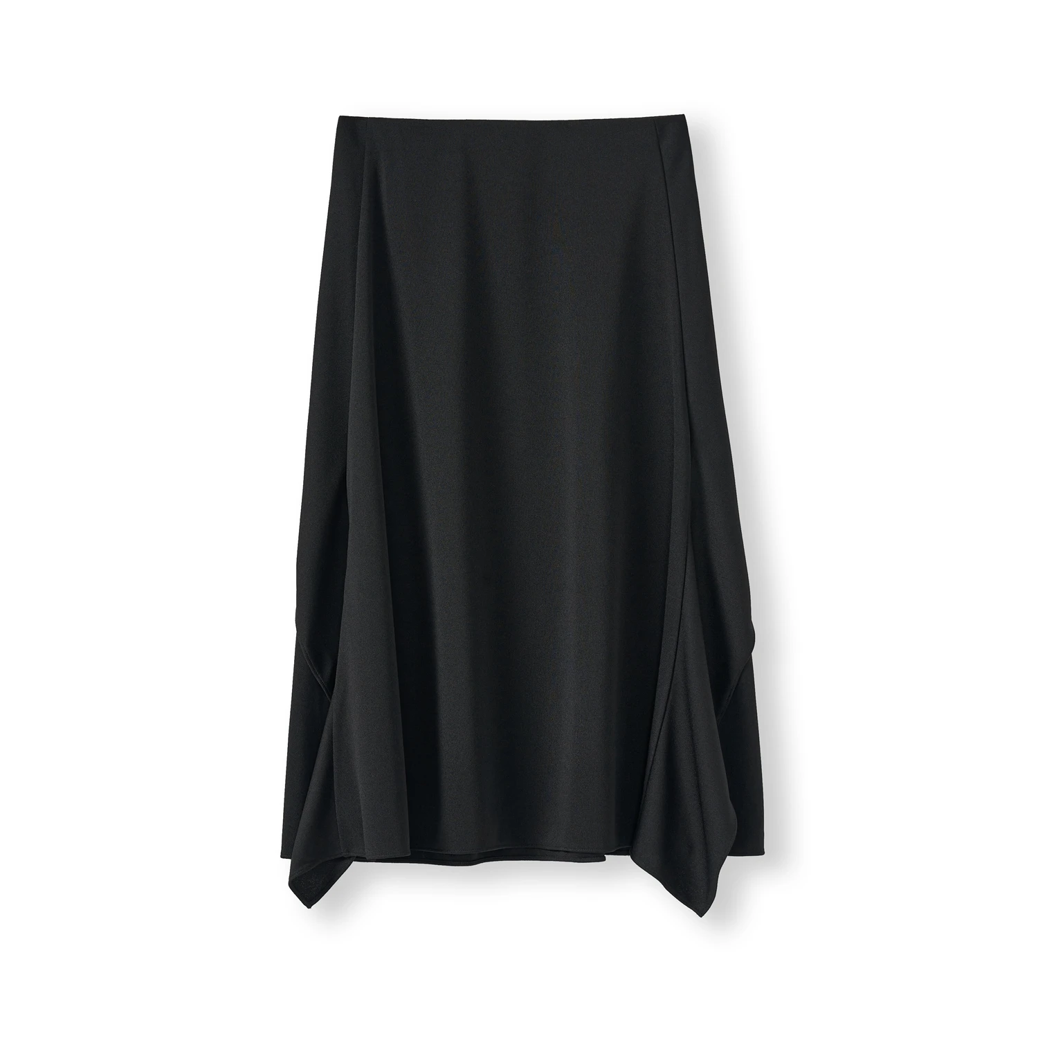 

Юбка Affinity U7961T0 из полупрозрачного полиэстера с асимметричным подолом и деконструированным дизайном для женщин, для городских поездок