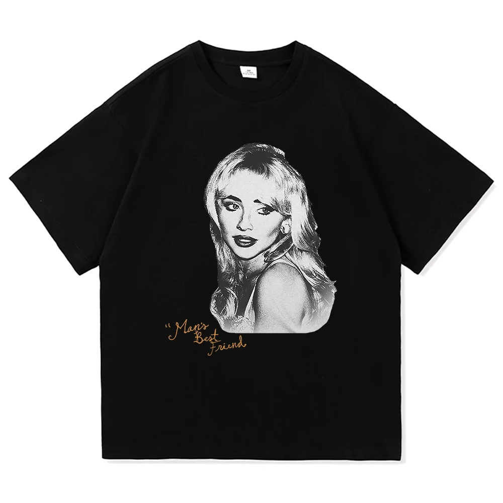 تي شيرت أفضل صديق للرجال 2025 سابرينا كاربنتر أوقات سريعة ملابس رجالية/نسائية Harajuku ملابس علوية عالية الجودة للهدايا تيشيرتات قطنية #3