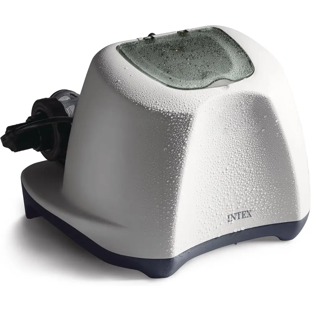 Krystal Clear Saltwater Pool Chlorine System or Above Ground Pools up to 15,000 Gallons, Pool Cleaner with Automatic Timer and S