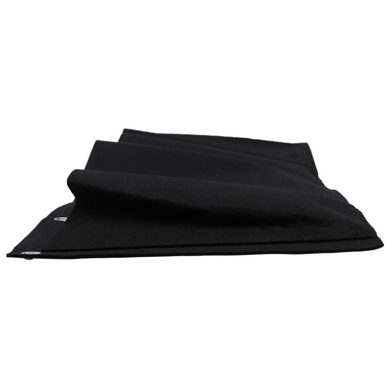 Macetero de montaje Horizontal en pared para jardín, bolsas colgantes de fieltro para cultivo, contenedores de 4 piezas y 4 bolsillos