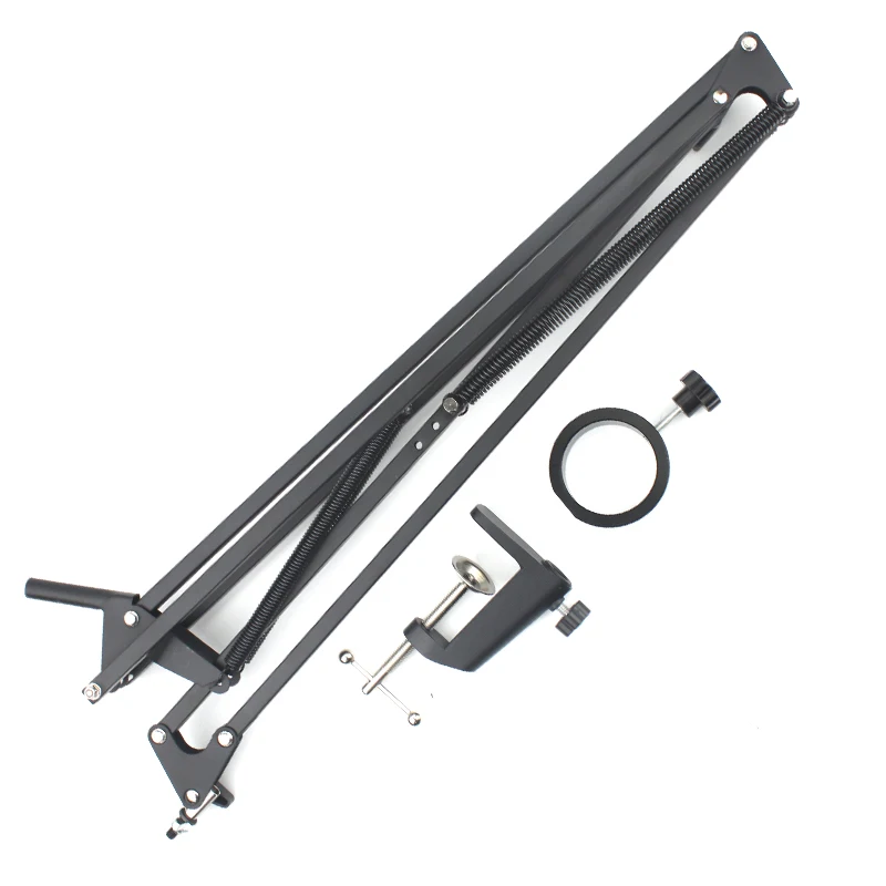 Microscope Arm Stand,Cantilever Universal Adjustable Metal Bracket Microscope Mount Compatible with Video Microscope Camera