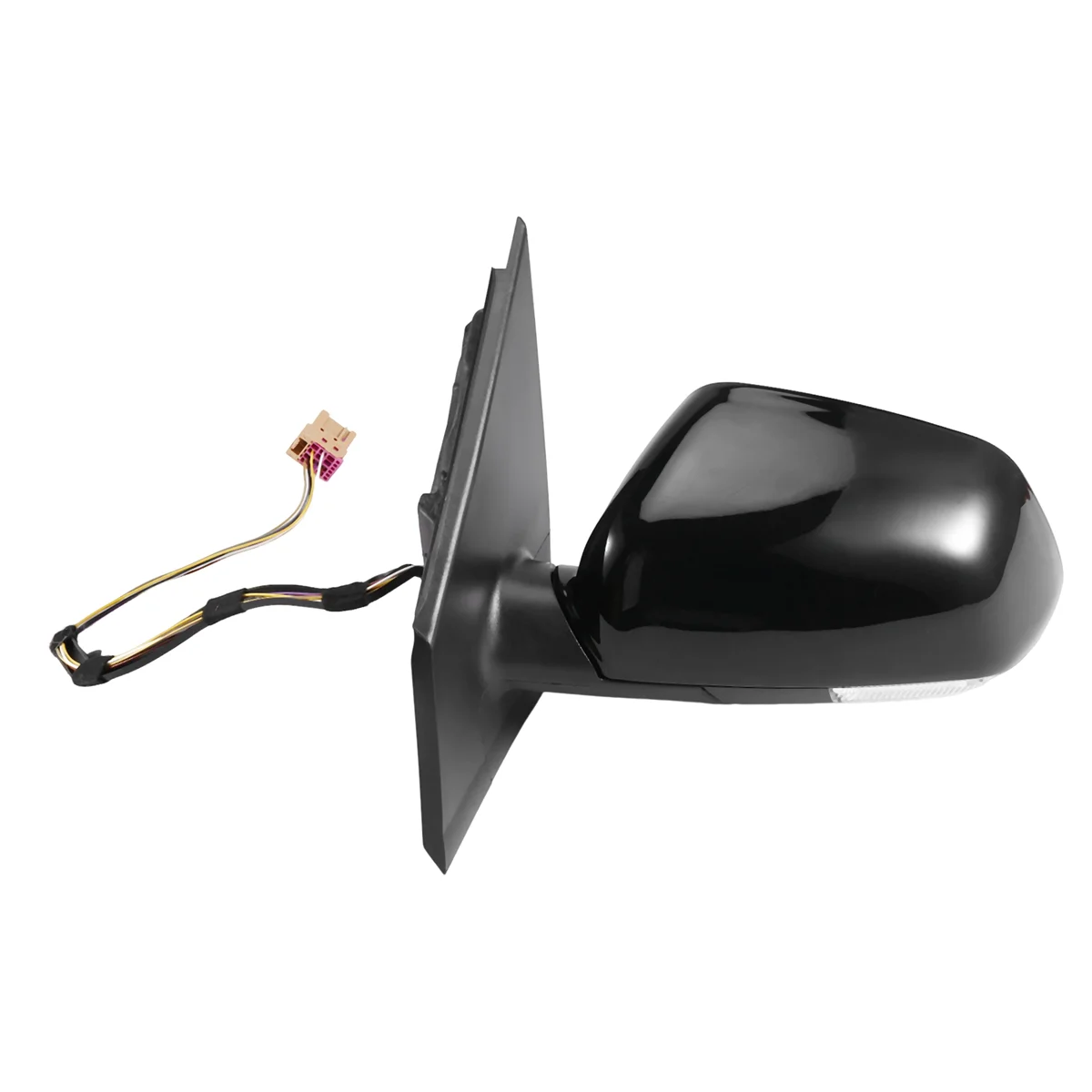 

Rearview Mirror Assembly with Turn Signal Lights Left for VW Polo 2006-2010 -T45C