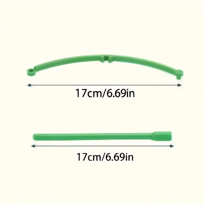 30/60/90pcs Adjustable 5/10/15 Tier Plastic Plant Support Rings - Stackable Green Plaid Design, Lightweight Durable & Easy to