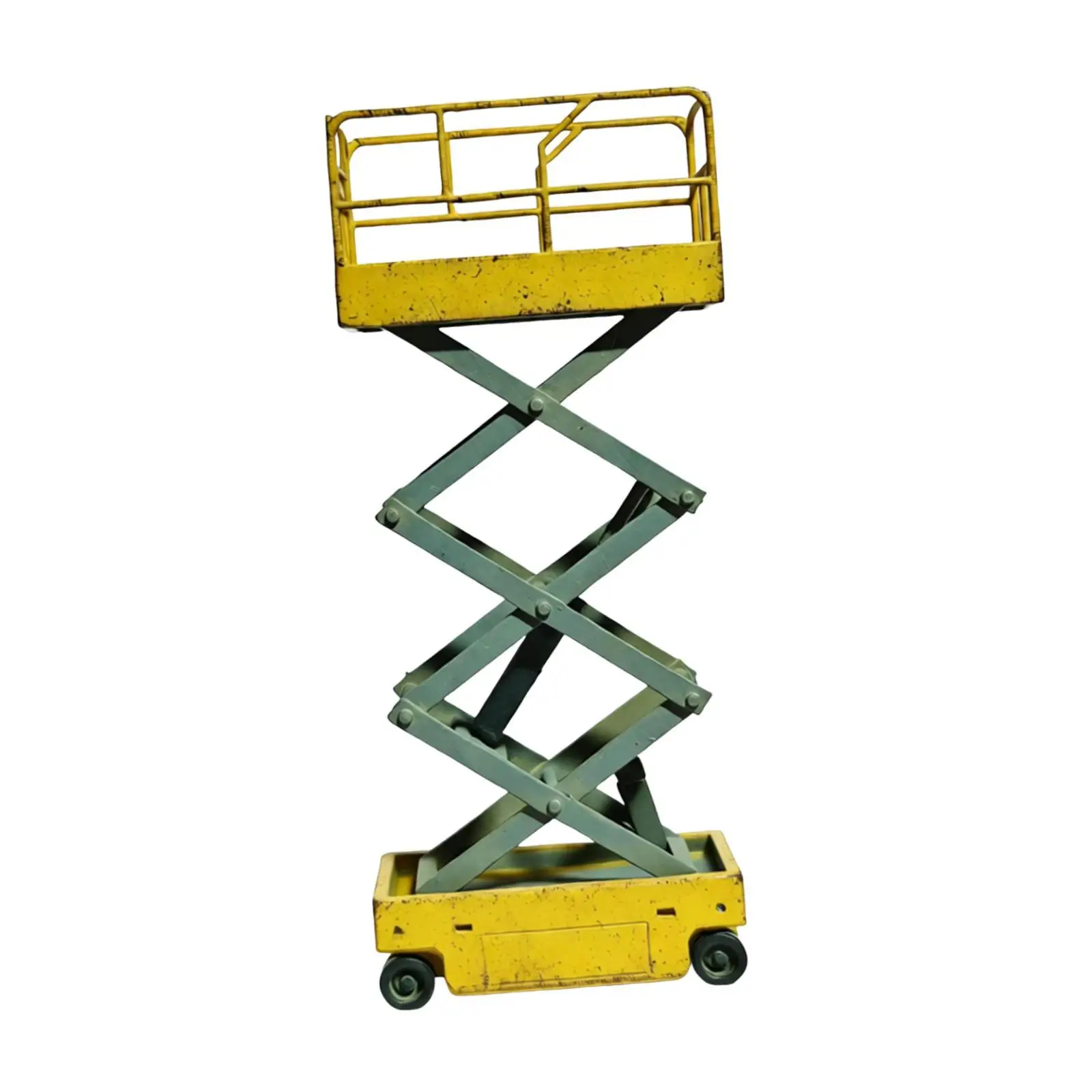 Compact Micro Garage Scene Decor 1/64 High Work Platform Model for DIY Diorama and Desk Ornament