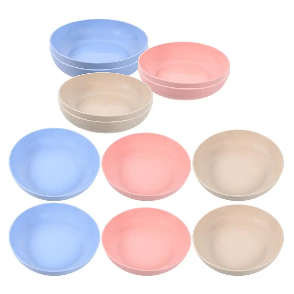 

12 Pcs Cat Food Bowls Plastic Pet Dishes Small Kitten Tray Vending Machine Bowl Set Easy Clean Lightweight Practical Cat