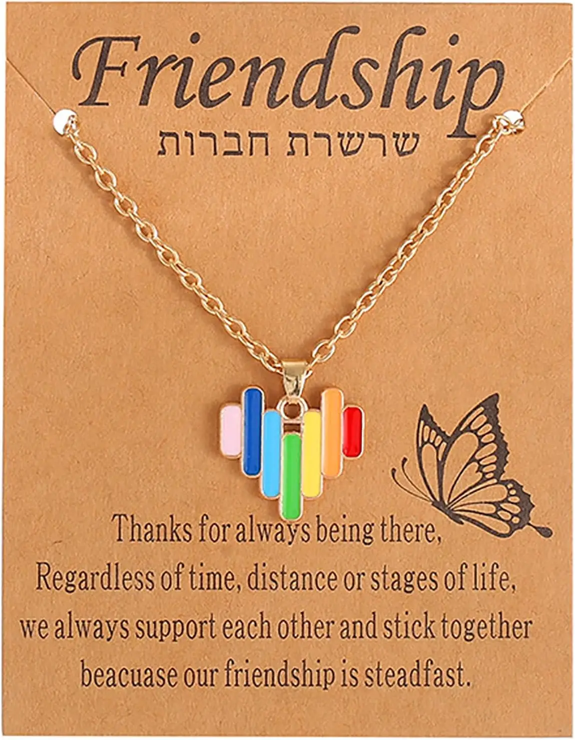 

Rainbow Pride Necklace Heart Shape Pendant for Men Women Gay Lesbian Couple LOVE WINS Charm Chain Necklaces Pride Month LGBT