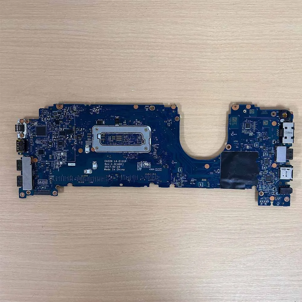 LA-E131P For DELL Latitude 7480 E7480 With I7-7600U CAZ20 Notebook Mainboard Laptop Motherboard Accessories Tested 100% Work