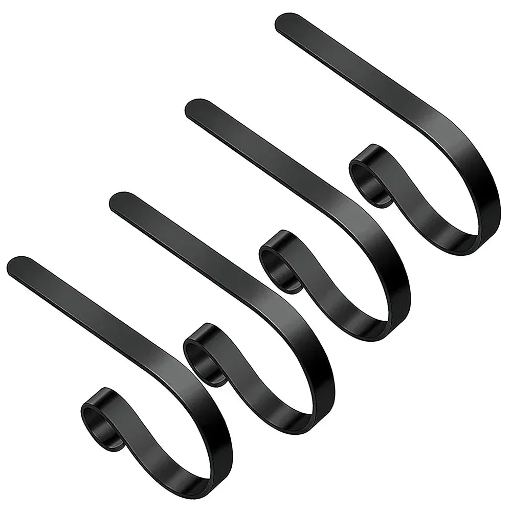 

Праздничный дисплей для чулок шириной 2,2 дюйма Крючки для рождественских чулок Элегантный праздничный набор крючков Крючки для демонстрации камин