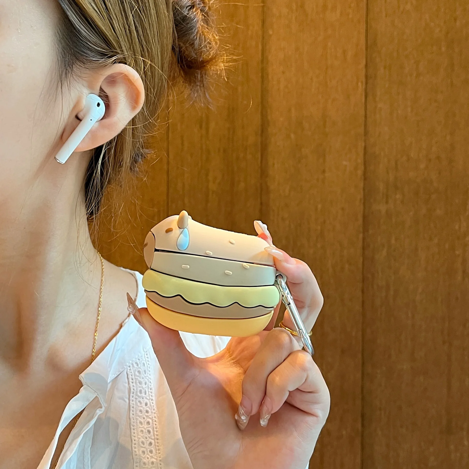 3D Cookies Silicone Soft Earphone Cover for AirPods Pro 2 1 2 3 kapibala Case for AirPods 3 otter Wireless Earphone Accessories
