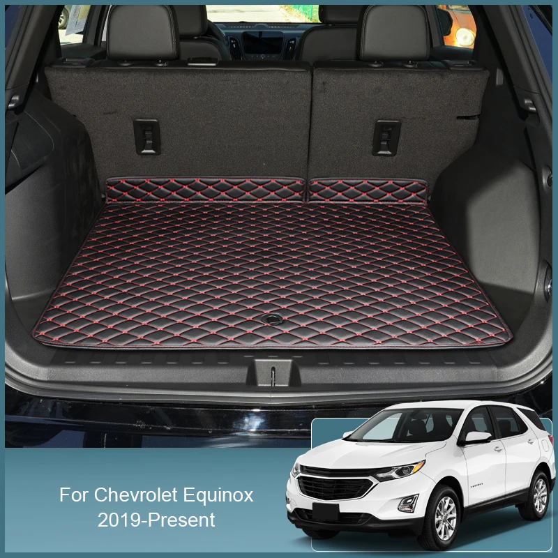 

1pc PU Leather Car Trunk Mat For Chevrolet Equinox 2019-2025 Waterproof Carpet Protective Tray Cargo Liner Accessories Para Auto