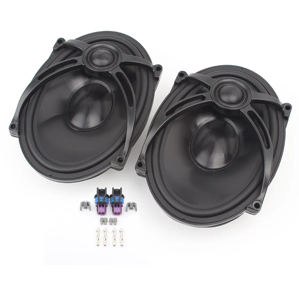 5 "X 7" Motorcycle Zadeltas Deksels & Speakers Voor Harley Touring Road King Electra Street Glide 2014-2020 Abs Plastic Accessoires